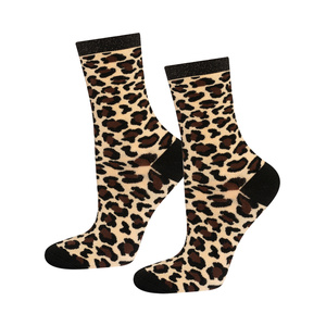 Calcetines de mujer SOXO Leopard classic en paquete - 3 pares