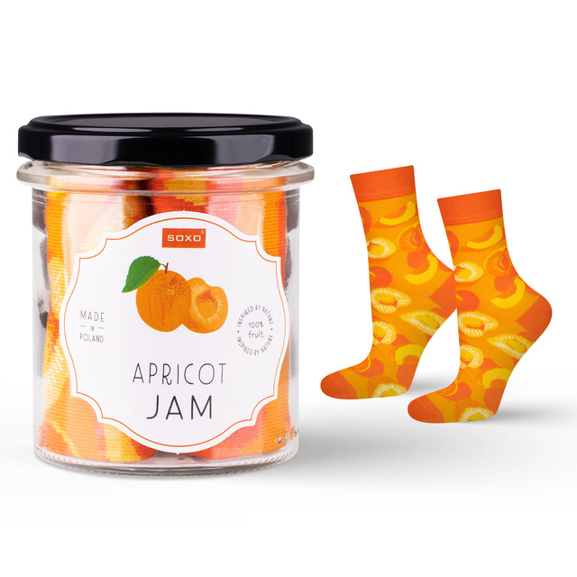 Calcetines de mujer SOXO GOOD STUFF apricot jam un frasco