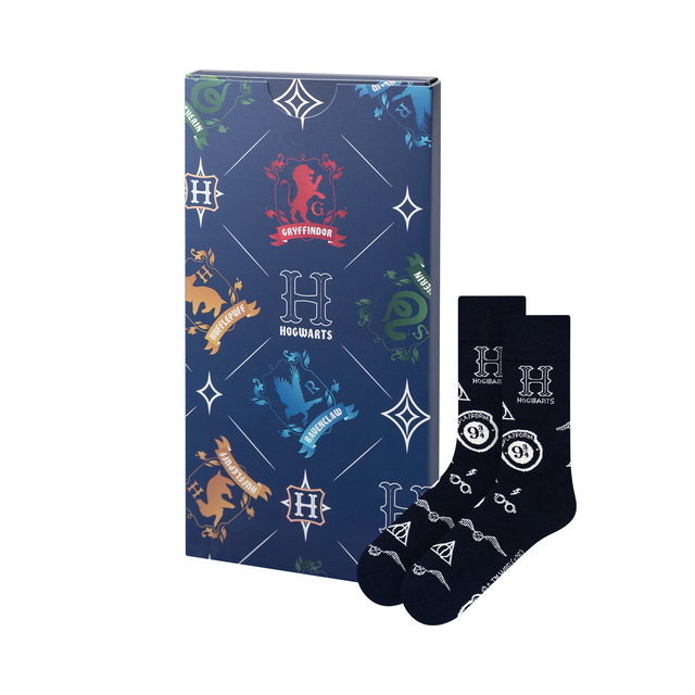 Calcetines de Harry Potter en una caja