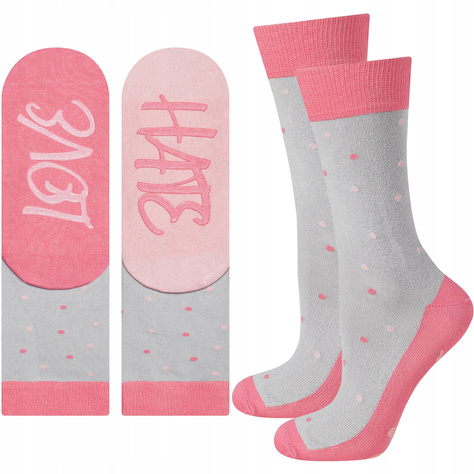 Instrucciones de vida de SOXO socks - love hate