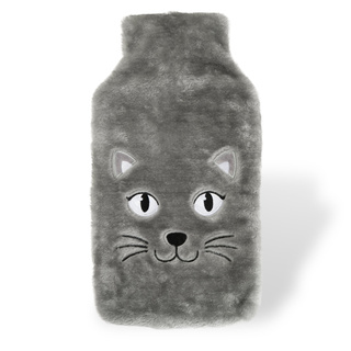Bolsa de agua caliente con funda de gato 3,5 l