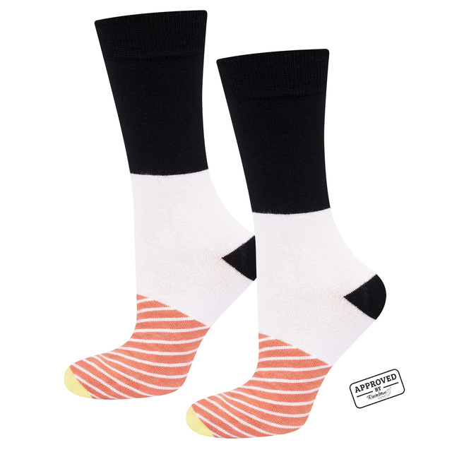 Juego de 3x calcetines de mujer de hombre Colorful SOXO sushi