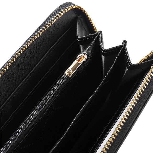 Cartera con cremallera SOXO - negro