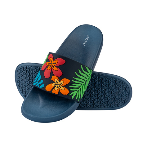 Chanclas de playa para mujer y hombre.SOXO deja | Perfecto para unas vacaciones en la playa y una piscina | Goma