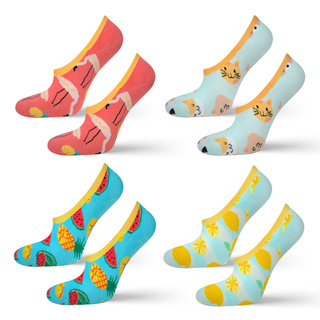 Set de 4x coloridos pies de mujer SOXO con silicona.Regalo divertido