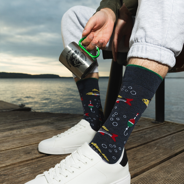 Set Calcetines para hombre + Taza Soxo Peces