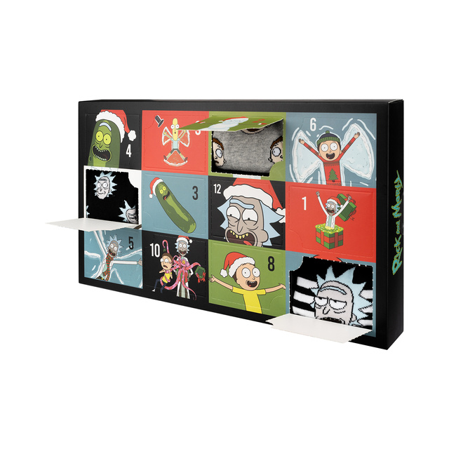 Calendario de Adviento Rick and Morty Lote de 6 calcetines de hombre SOXO