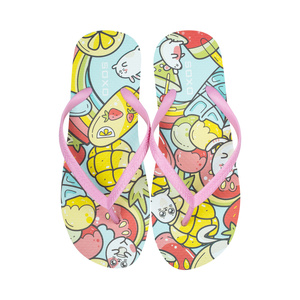 Chanclas de playa para mujer y hombre.SOXO | Fruta alegre y colorida | Perfecto para unas vacaciones en la playa y una piscina