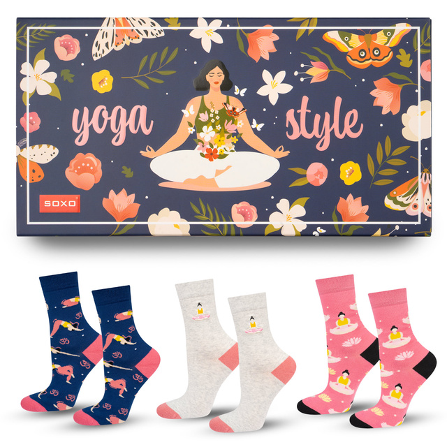 Calcetines de mujer SOXO Yoga en pack - 3 pares