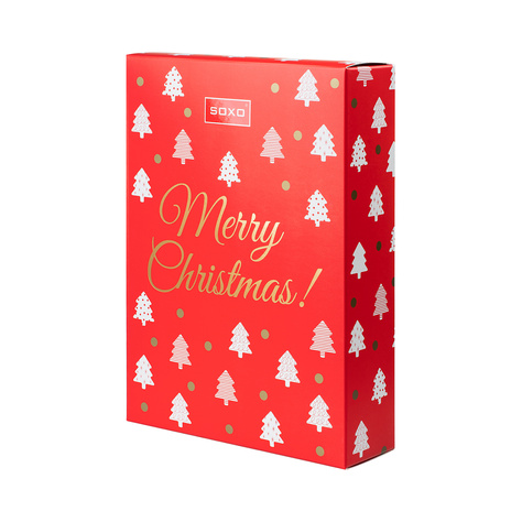 Borsa dell'acqua calda rojo SOXO en una caja | regalo de Navidad