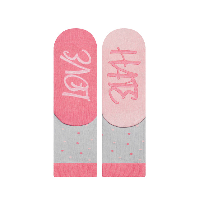 Instrucciones de vida de SOXO socks - love hate