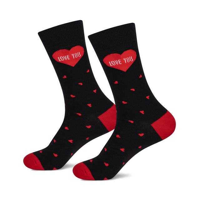 Calcetines coloridos para hombres SOXO Corazones - 2 pares