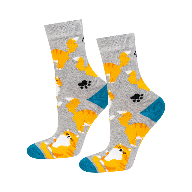 Calcetines de gato en lata para hombre SOXO 