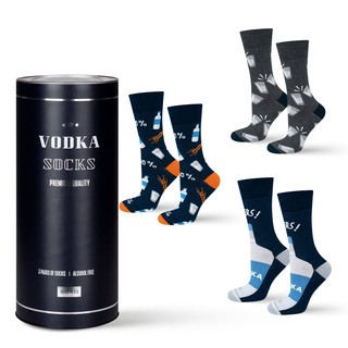Juego de 3 calcetines coloridos para hombre SOXO GOOD STUFF Vodka