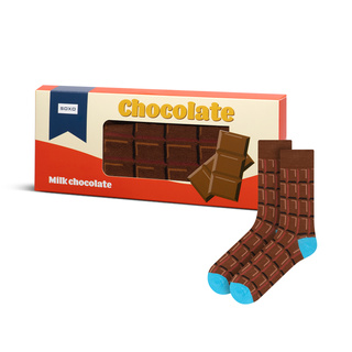 Calcetines de hombre SOXO, una barra de chocolate