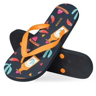 Chanclas de playa para mujer y hombre.SOXO | Feliz Teqila y México | Perfecto para unas vacaciones en la playa y una piscina