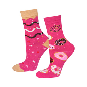 Calcetines de mujer SOXO GOOD STUFF donut en una caja