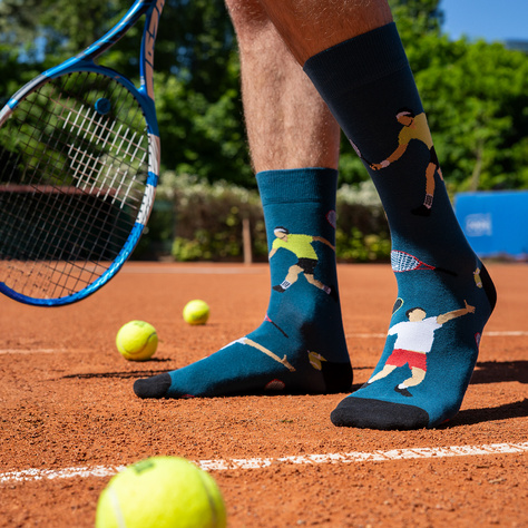 Calcetines de colores para hombre SOXO Tennis - 3 pares 