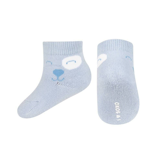 SOXO calcetines para bebés con oso-cara con ABS
