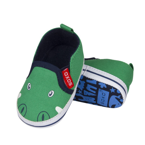 Pantuflas de bebé SOXO cocodrilos verdes