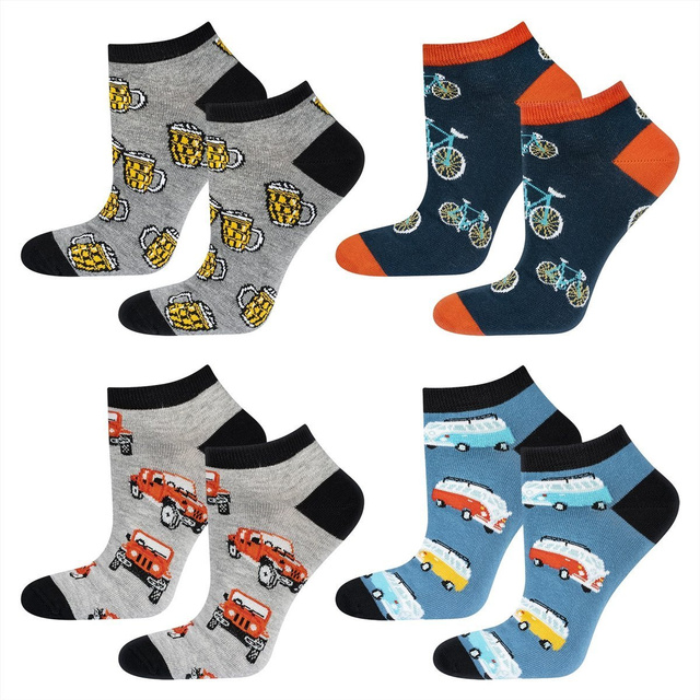 Juego de 4 calcetines coloridos SOXO GOOD STUFF para hombre