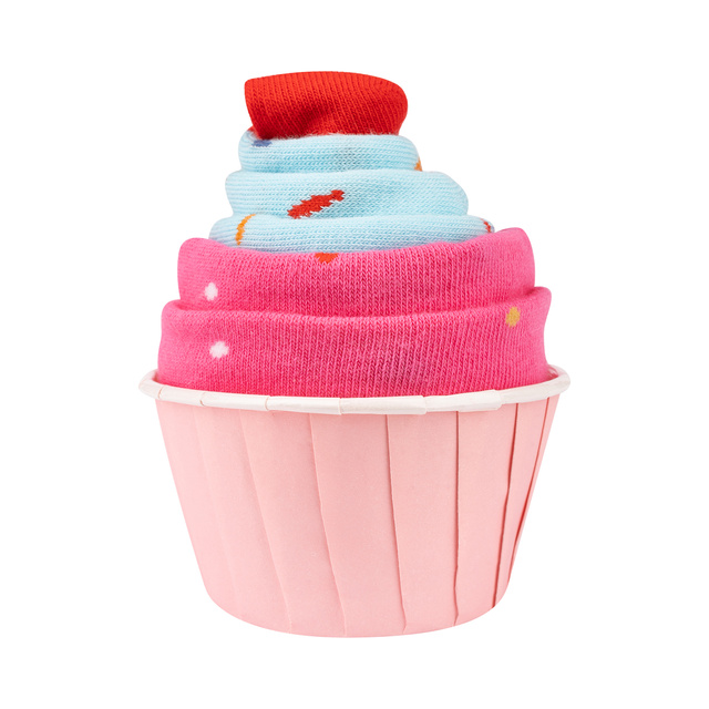 Calcetines luminosos de mujer SOXO cupcake en pack - 2 Pares
