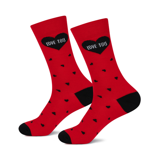 Calcetines coloridos para hombres SOXO Corazones - 2 pares