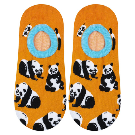 Coloridos calcetines de mujer SOXO para bailarinas con silicona en pandas