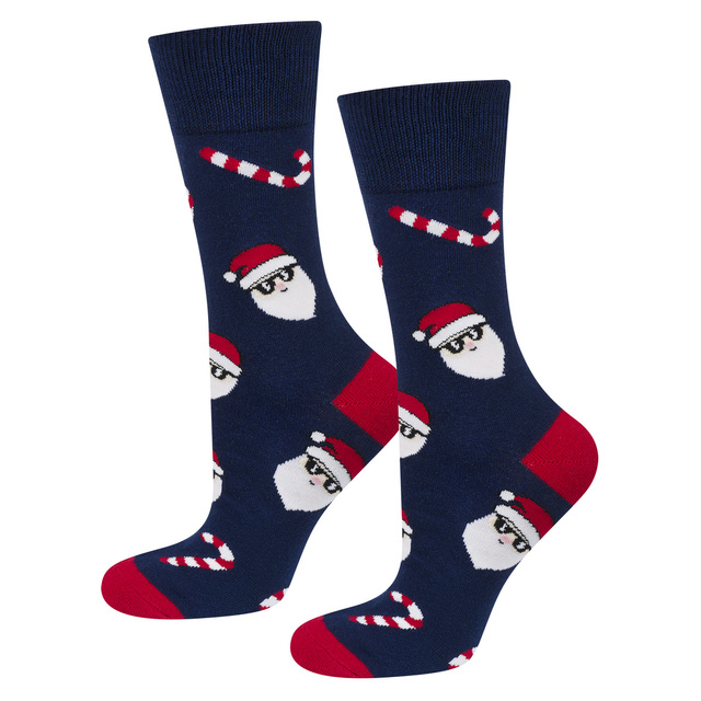 calendario de adviento | regalo de navidad | Mikolajki | para él | Juego de 6 calcetines SOXO GOOD STUFF de color para hombre