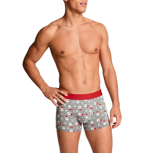Conjunto de 4 calzoncillos tipo bóxer de Navidad para hombre para Navidad, la idea de regalo perfecta
