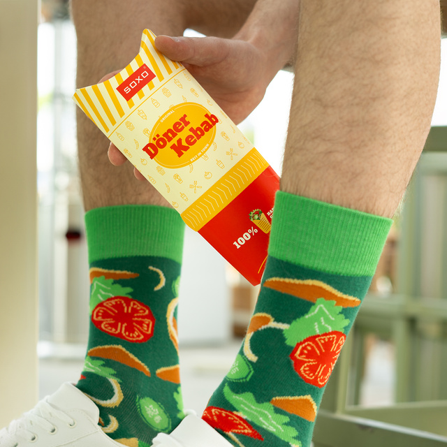 Calcetines envolventes de hombre SOXO en pack -2 pares