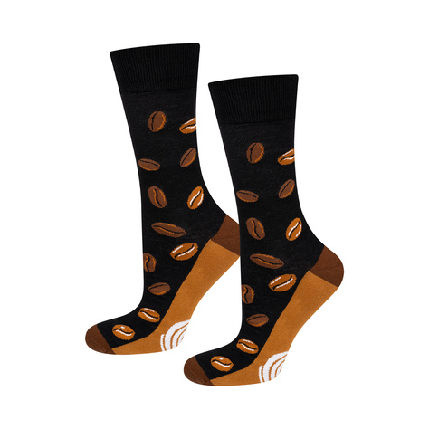 Calcetines de hombre Soxo café en taza