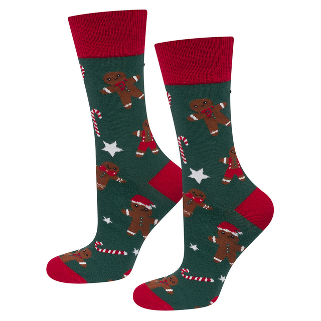 calendario de adviento | regalo de navidad | Mikolajki | para él | Juego de 6 calcetines SOXO GOOD STUFF de color para hombre