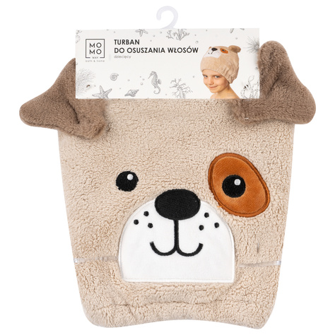 Turbante de baño infantil MOMO WAY perro | toalla 