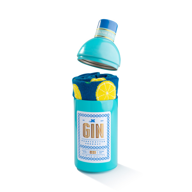 Calcetines de colores para hombre SOXO Gin in a bottle 