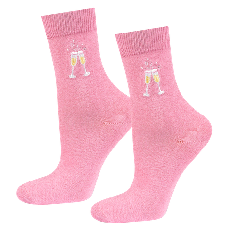 Set de 3 calcetines de mujer SOXO Prosecco en tubo | regalo ideal para ella 