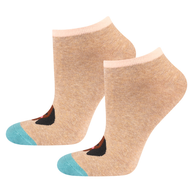 Set de 5 perros de colores para pies de mujer SOXO
