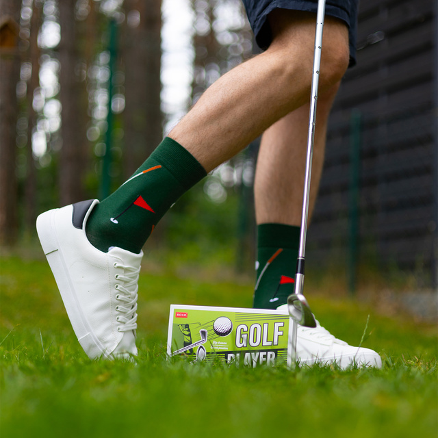 Calcetines de colores para hombre SOXO Golf - 3 pares 