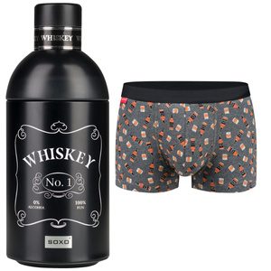 Bóxer de whisky para hombre en botella SOXO | Idea de regalo | Día del Niño | bragas de algodón
