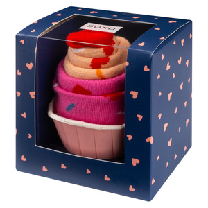 Calcetines luminosos de mujer SOXO cupcake en pack - 2 Pares