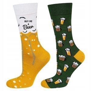 Coloridos calcetines de cerveza para hombre SOXO GOOD STUFF