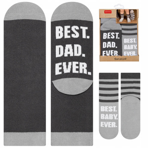 Un conjunto de calcetines para papá e hijo SOXO