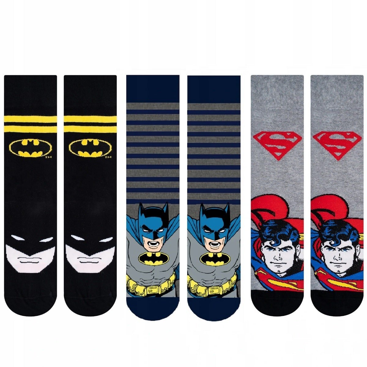 : DC COMICS 3 x calcetines Batman 