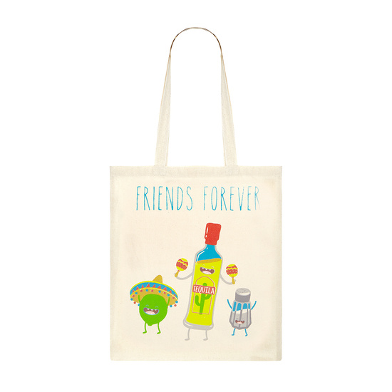 Bolsa de algodón SOXO | Friends Forever | gracioso
