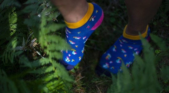 Calcetines coloridos de mujer SOXO, hongos, hongos.