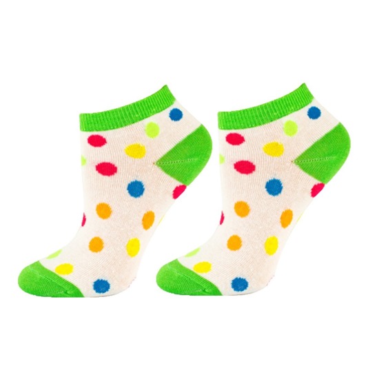 Calcetines de los pies femininos SOXO dibujos de colores