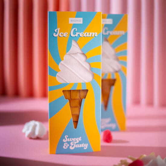 Calcetines de mujer SOXO ice cream cone - 2 Pares