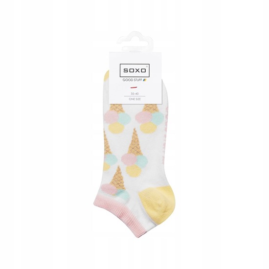 Coloridos calcetines de helado SOXO GOOD STUFF para mujer