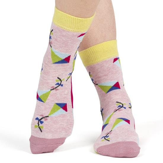 Coloridos calcetines de mujer SOXO GOOD STUFF, cometas de algodón