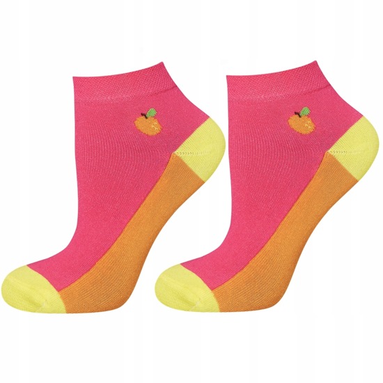 Coloridos calcetines de mujer SOXO con naranjas